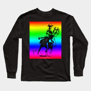 Western Era - Cowboy on Horseback 1 Long Sleeve T-Shirt